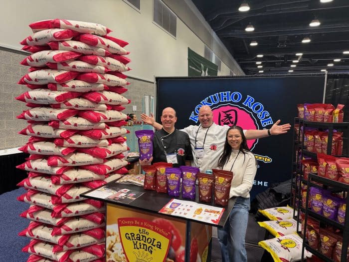 Sonray Sales team at the CHFA booth